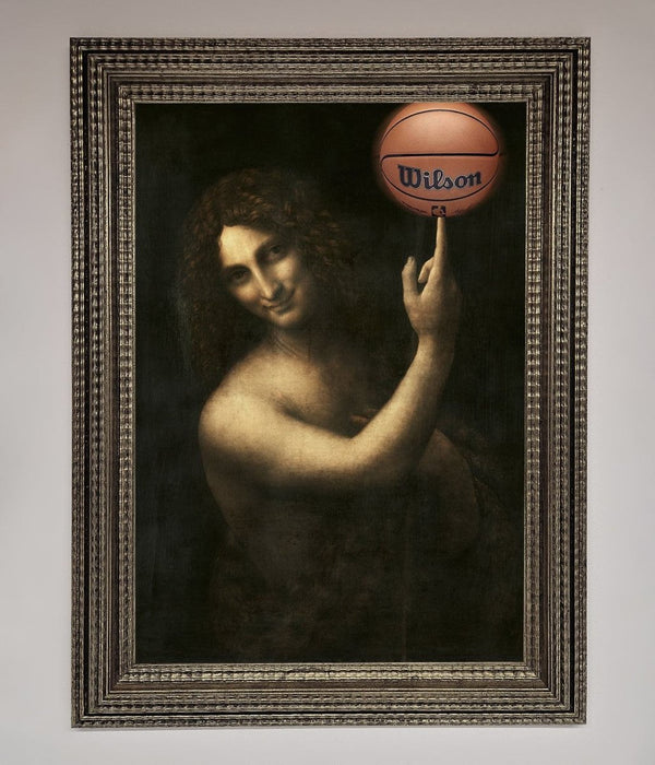 Basketball Renaissance Altered Framed Print - Hi Society