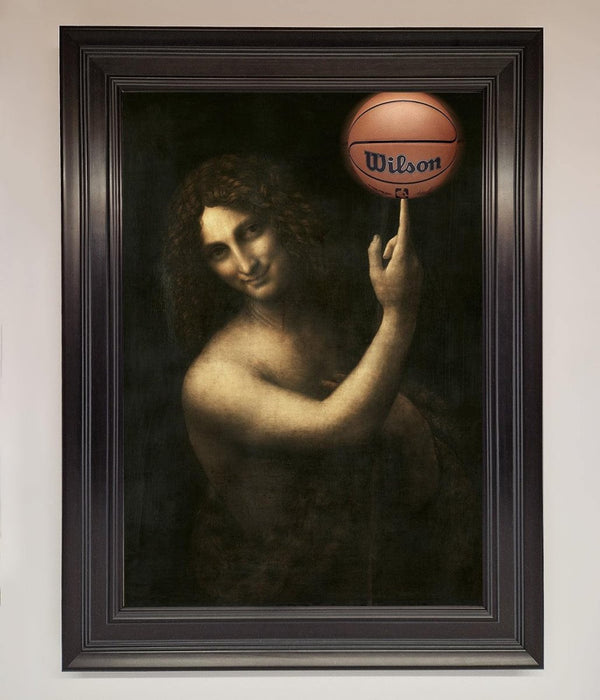 Basketball Renaissance Altered Framed Print - Hi Society