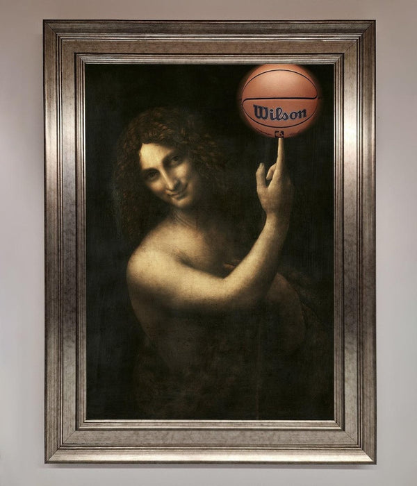 Basketball Renaissance Altered Framed Print - Hi Society