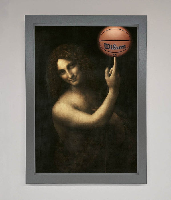 Basketball Renaissance Altered Framed Print - Hi Society