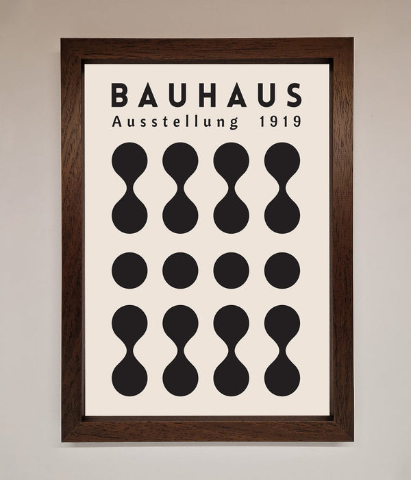 Bauhaus Black 1919 Framed Wall Art - Hi Society
