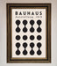 Bauhaus Black 1919 Framed Wall Art - Hi Society