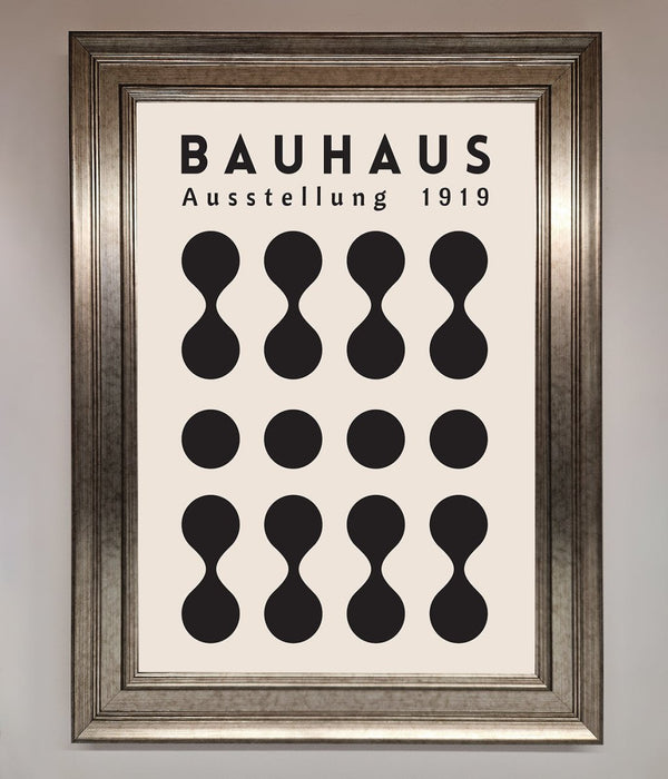 Bauhaus Black 1919 Framed Wall Art - Hi Society