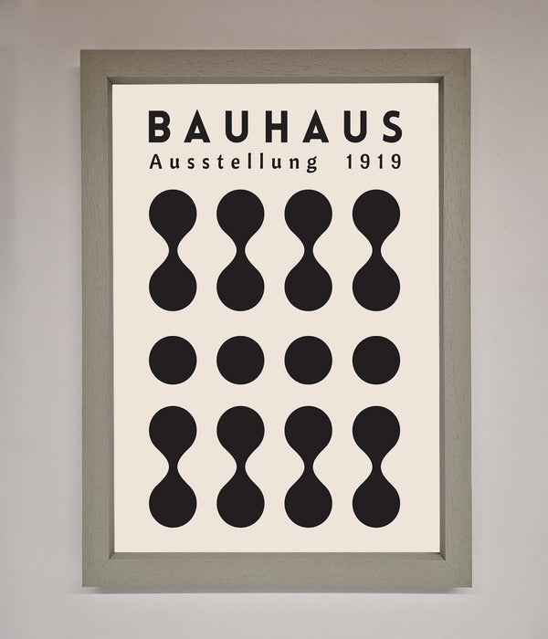 Bauhaus Black 1919 Framed Wall Art - Hi Society