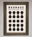 Bauhaus Black 1919 Framed Wall Art - Hi Society