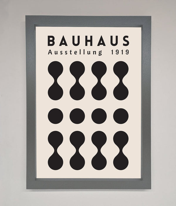 Bauhaus Black 1919 Framed Wall Art - Hi Society