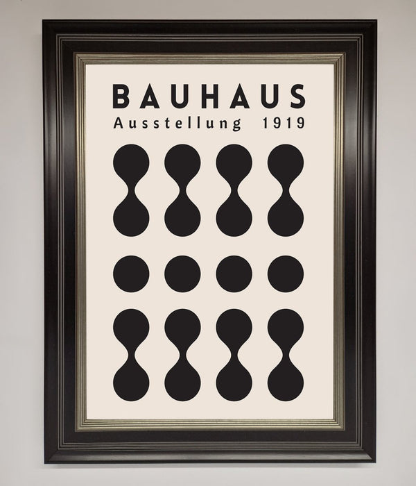 Bauhaus Black 1919 Framed Wall Art - Hi Society