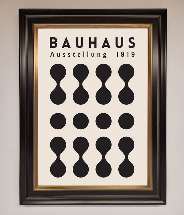 Bauhaus Black 1919 Framed Wall Art - Hi Society