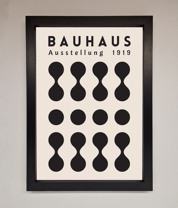 Bauhaus Black 1919 Framed Wall Art - Hi Society