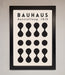 Bauhaus Black 1919 Framed Wall Art - Hi Society