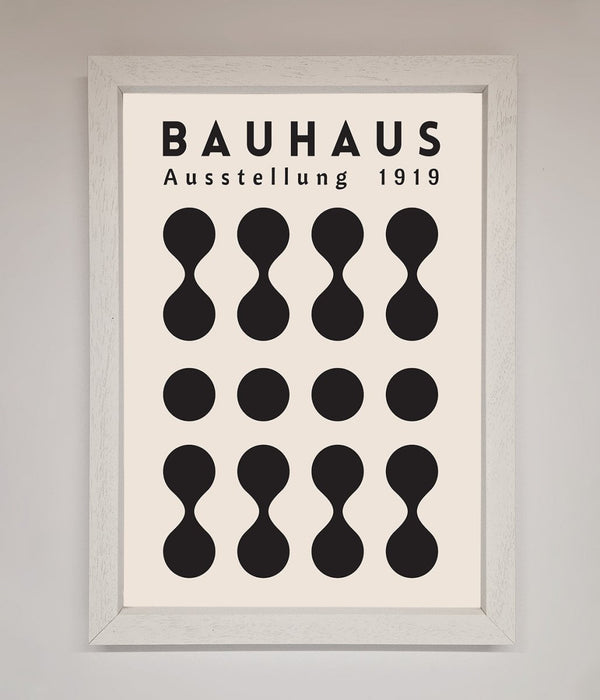 Bauhaus Black 1919 Framed Wall Art - Hi Society