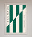 Bauhaus Green And White Framed Print - Hi Society