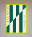 Bauhaus Green And White Framed Print - Hi Society