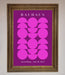 Bauhaus Pink And Purple Abstract Framed Print - Hi Society