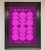 Bauhaus Pink And Purple Abstract Framed Print - Hi Society