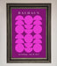Bauhaus Pink And Purple Abstract Framed Print - Hi Society