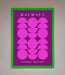 Bauhaus Pink And Purple Abstract Framed Print - Hi Society
