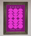 Bauhaus Pink And Purple Abstract Framed Print - Hi Society