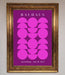 Bauhaus Pink And Purple Abstract Framed Print - Hi Society