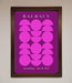 Bauhaus Pink And Purple Abstract Framed Print - Hi Society