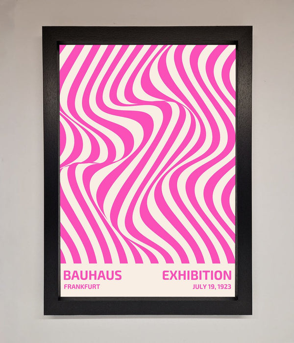 Bauhaus Pink Expedition Framed Wall Art - Hi Society