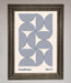 Bauhaus Print 1923 Navy Abstract Framed Poster - Hi Society