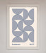 Bauhaus Print 1923 Navy Abstract Framed Poster - Hi Society