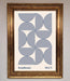 Bauhaus Print 1923 Navy Abstract Framed Poster - Hi Society