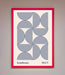 Bauhaus Print 1923 Navy Abstract Framed Poster - Hi Society