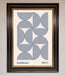 Bauhaus Print 1923 Navy Abstract Framed Poster - Hi Society