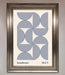 Bauhaus Print 1923 Navy Abstract Framed Poster - Hi Society