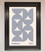 Bauhaus Print 1923 Navy Abstract Framed Poster - Hi Society