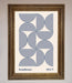 Bauhaus Print 1923 Navy Abstract Framed Poster - Hi Society