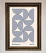 Bauhaus Print 1923 Navy Abstract Framed Poster - Hi Society