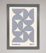 Bauhaus Print 1923 Navy Abstract Framed Poster - Hi Society