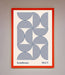 Bauhaus Print 1923 Navy Abstract Framed Poster - Hi Society