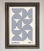 Bauhaus Print 1923 Navy Abstract Framed Poster - Hi Society