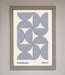 Bauhaus Print 1923 Navy Abstract Framed Poster - Hi Society