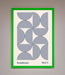 Bauhaus Print 1923 Navy Abstract Framed Poster - Hi Society