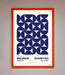 Bauhaus Print July 1923 Navy Blue Abstract Framed Wall Art - Hi Society