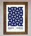 Bauhaus Print July 1923 Navy Blue Abstract Framed Wall Art - Hi Society