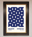Bauhaus Print July 1923 Navy Blue Abstract Framed Wall Art - Hi Society