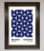 Bauhaus Print July 1923 Navy Blue Abstract Framed Wall Art - Hi Society
