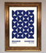 Bauhaus Print July 1923 Navy Blue Abstract Framed Wall Art - Hi Society