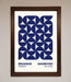 Bauhaus Print July 1923 Navy Blue Abstract Framed Wall Art - Hi Society