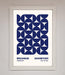 Bauhaus Print July 1923 Navy Blue Abstract Framed Wall Art - Hi Society