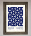 Bauhaus Print July 1923 Navy Blue Abstract Framed Wall Art - Hi Society