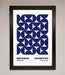 Bauhaus Print July 1923 Navy Blue Abstract Framed Wall Art - Hi Society