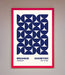 Bauhaus Print July 1923 Navy Blue Abstract Framed Wall Art - Hi Society