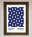 Bauhaus Print July 1923 Navy Blue Abstract Framed Wall Art - Hi Society